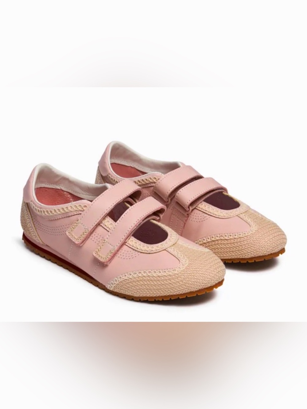 Vans Sepia Rose Pink Mary Jane Sneakers 8 Women’s